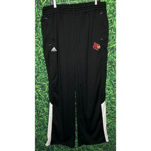 Louisville Cardinals Adidas Team Issued Men’s 2XL Black Athletic Jogger Pants